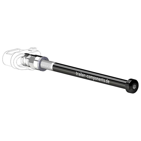 Assi passanti con adattatore Croozer per TOUT TERRAIN | per filettatura sinistra M12 x 1,50 - adatti ai rimorchi per biciclette Croozer a partire dal 2018