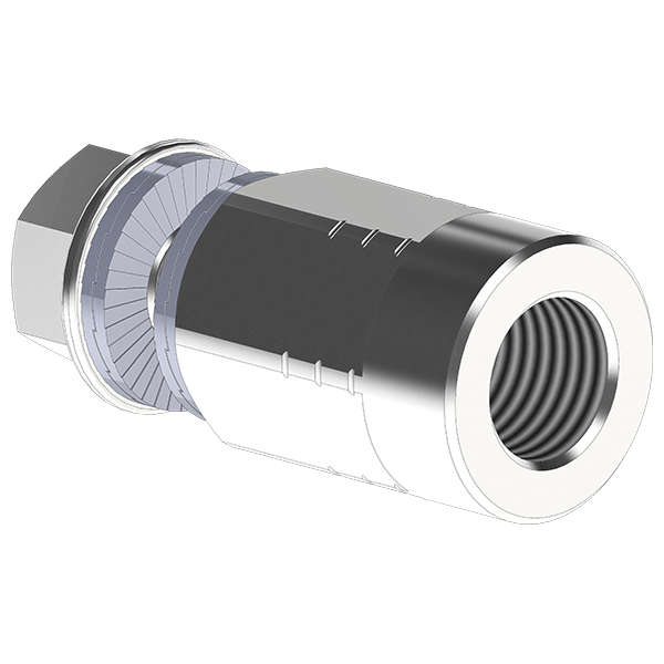 Adattatore universale per asse massiccio per rimorchi per biciclette, adatto a Thule, Qeridoo, Burley, Hamax, Trixie e molti altri.
