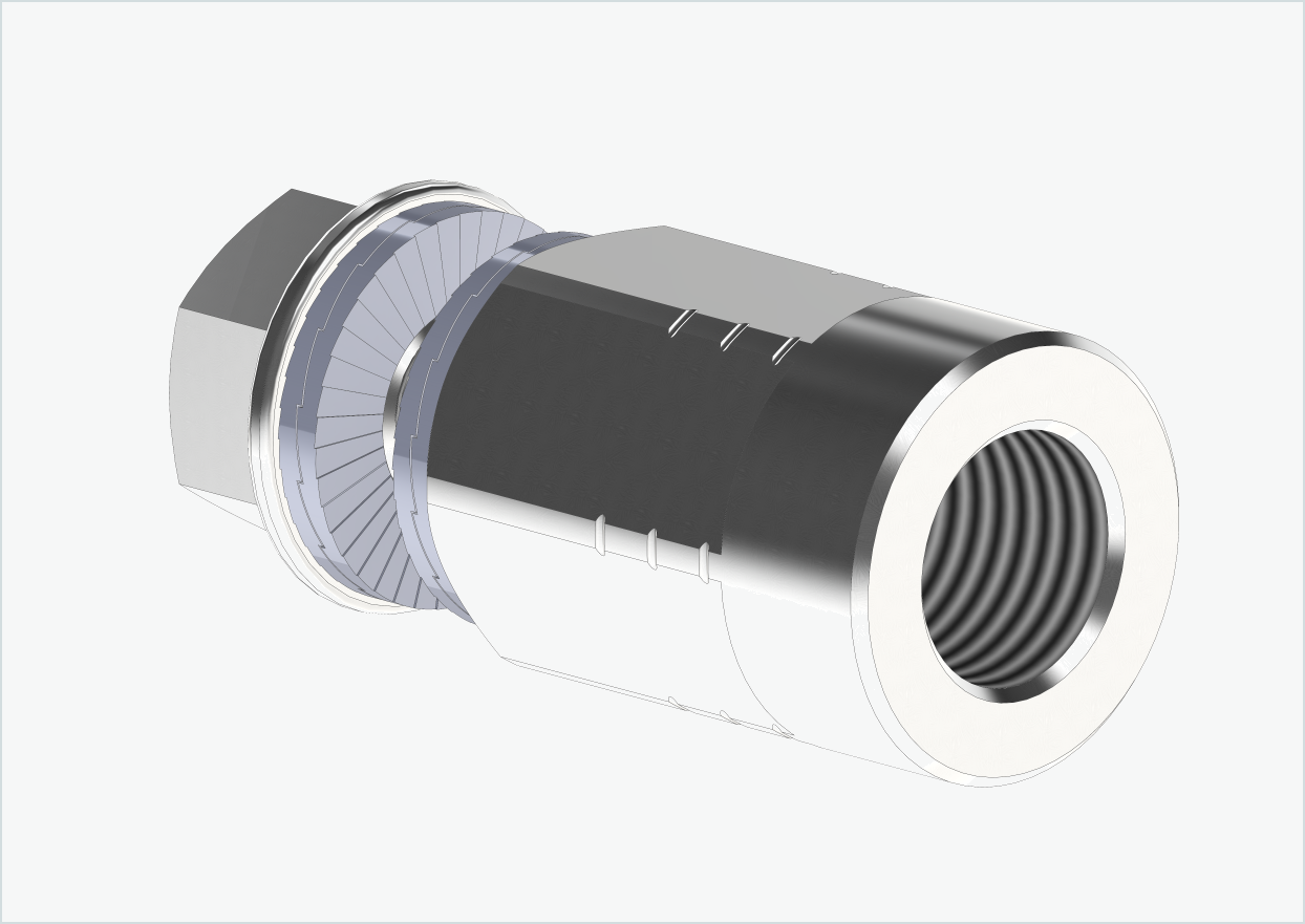 Adattatore per asse massiccio - M12 x 1,25