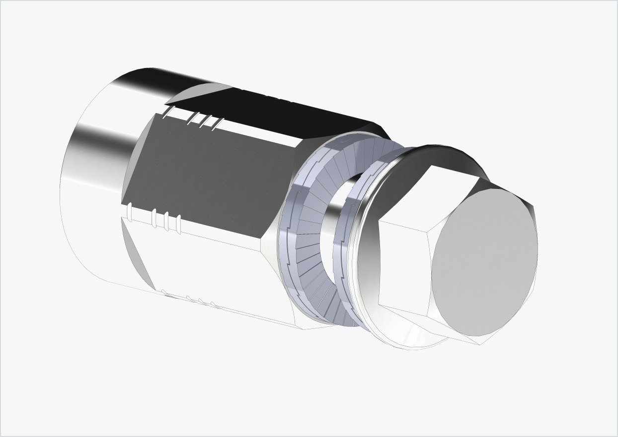 Adattatore per asse massiccio - M10 x 1,00