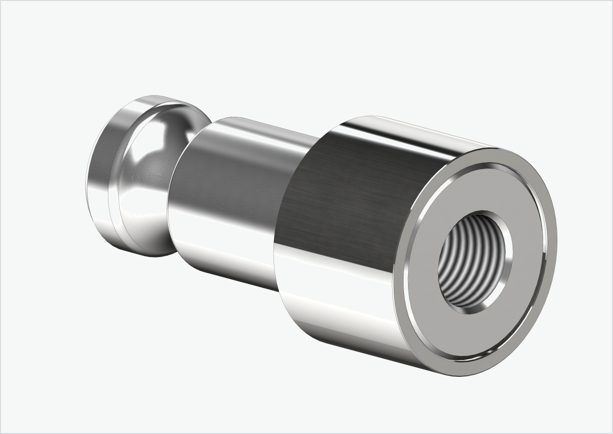 Adattatore per asse massiccio - M10 x 1,00 | per rimorchi Croozer dal 2018