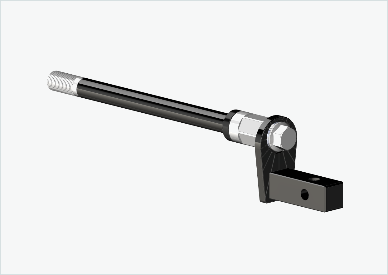 Asse passante con adattatore Universale / M12 x 1,25