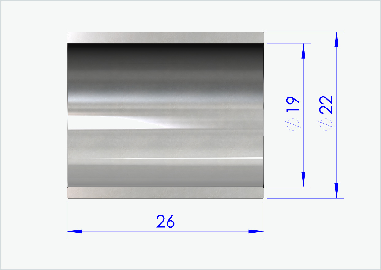 Manicotto di bloccaggio 26 mm