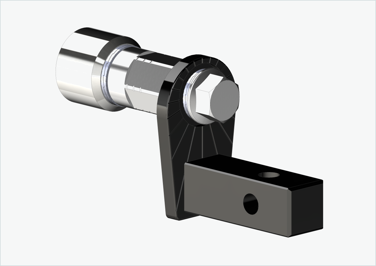 Adattatore universale per il motore HYENA-HRN, adatto a Thule, Qeridoo, Burley, Prophete, Hamax, Trixie e molti altri.