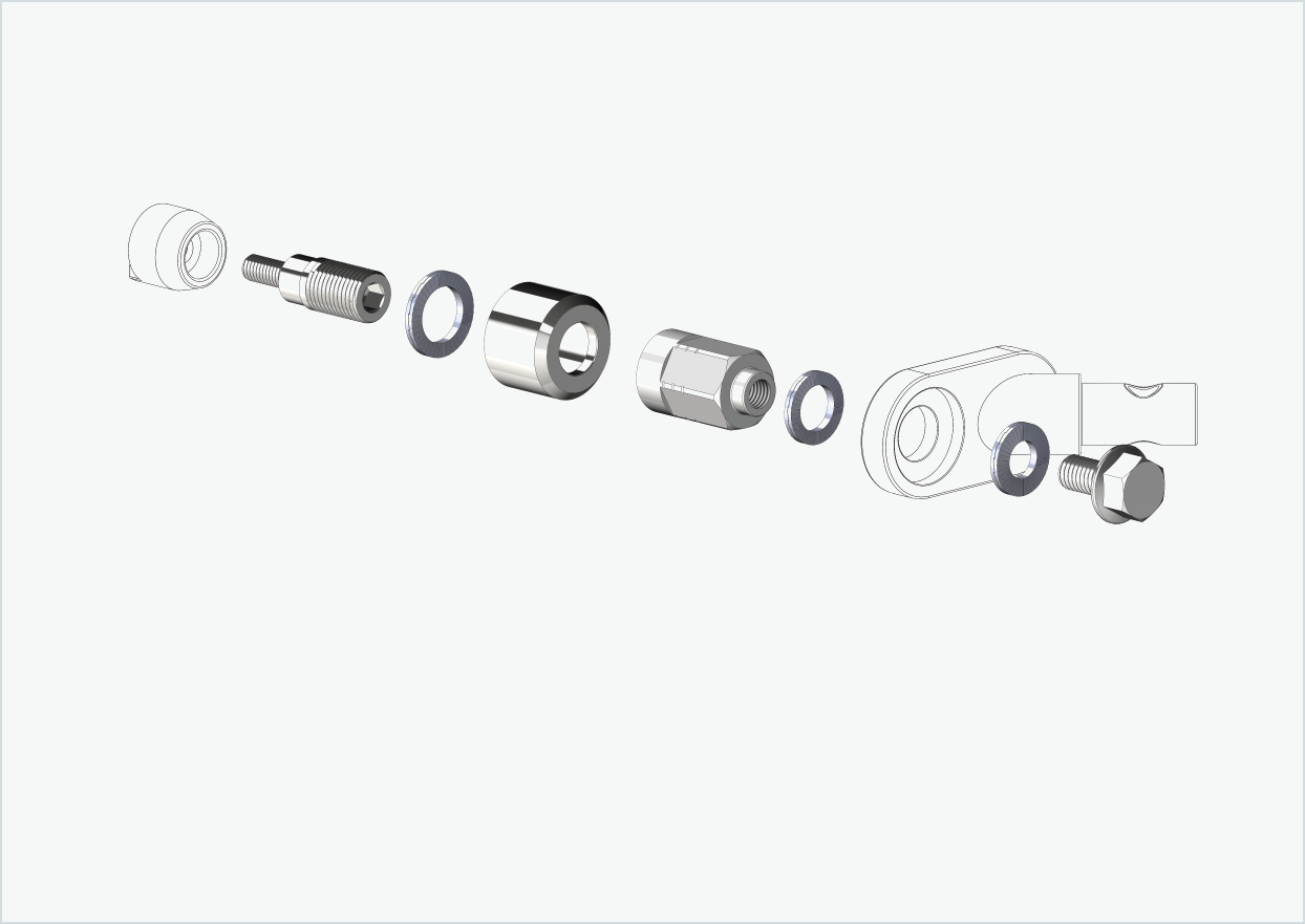 Adattatore universale per il motore HYENA-HRN, adatto a Thule, Qeridoo, Burley, Prophete, Hamax, Trixie e molti altri.