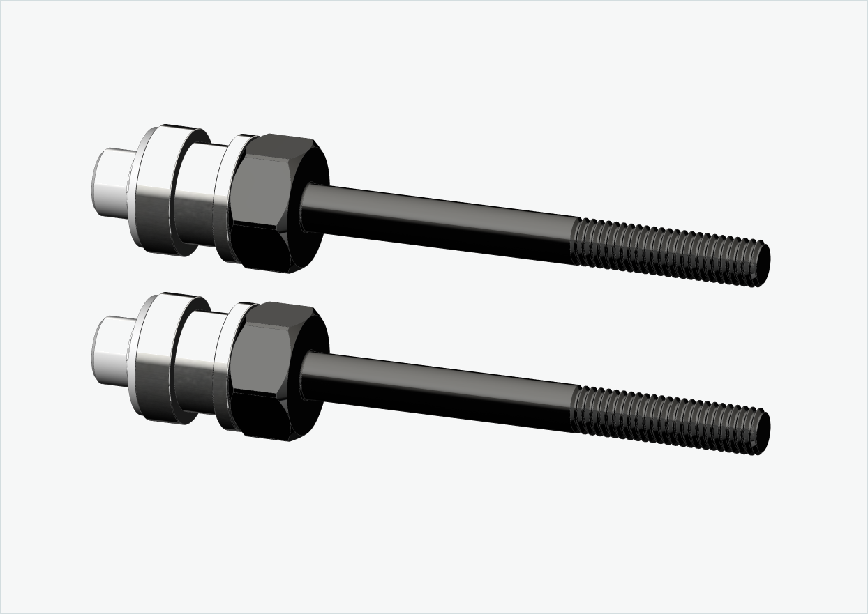 Set di adattatori per filettatura BOB YAK / IBEX | per mozzi Enviolo fino al 2023