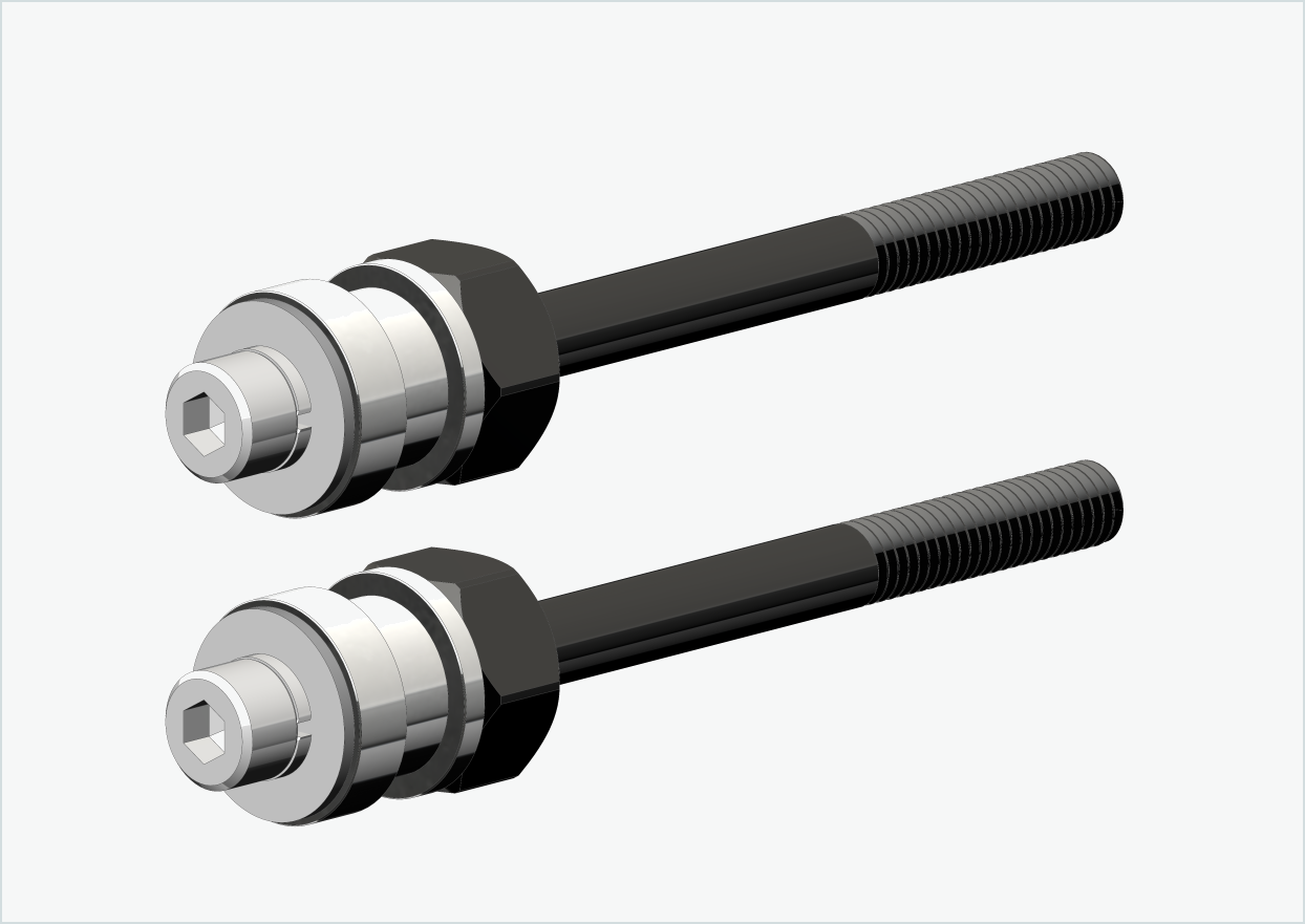 Set di adattatori per filettatura BOB YAK / IBEX | per mozzi Enviolo fino al 2023