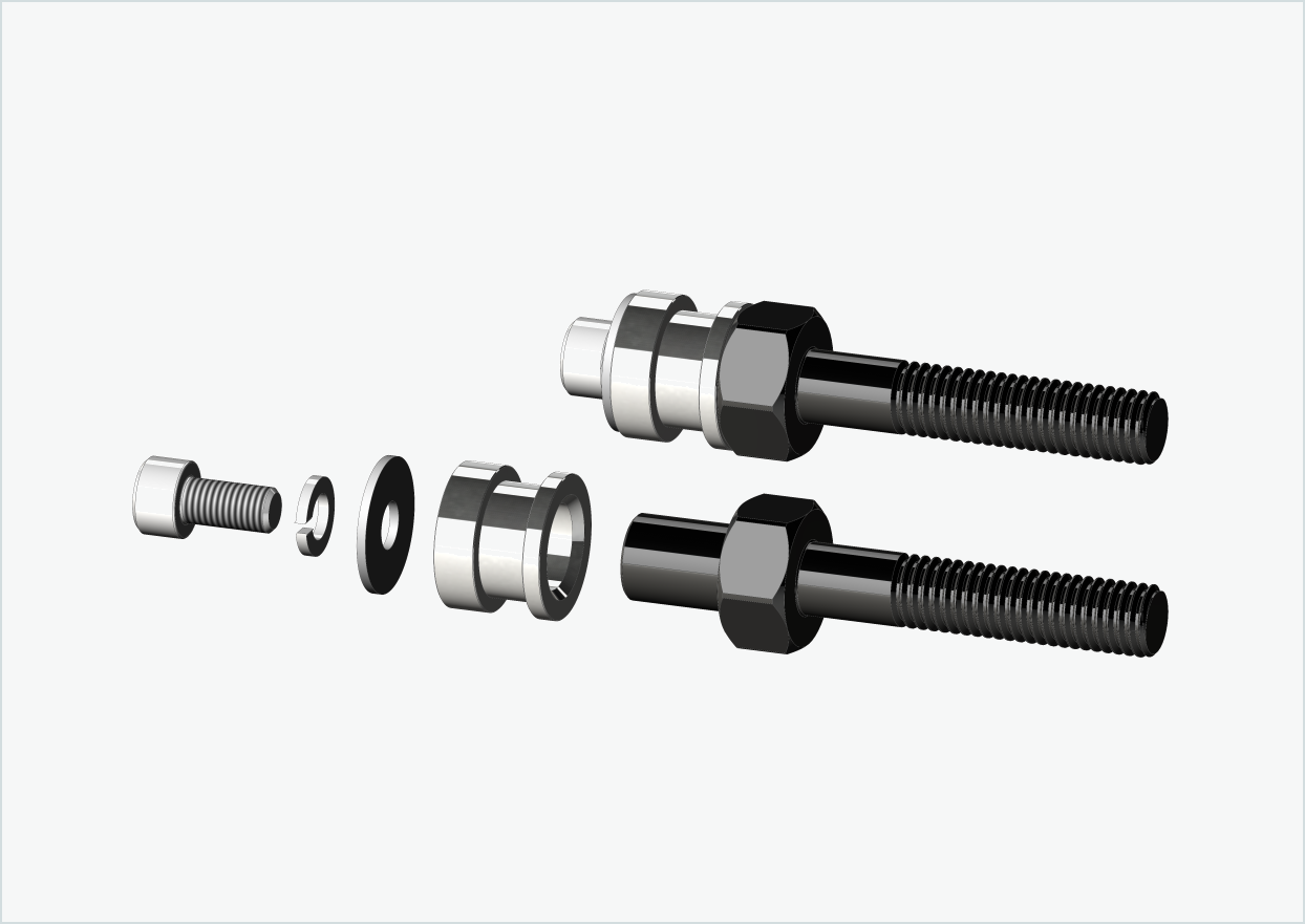 Set di adattatori per filettatura BOB YAK / IBEX | per mozzi Enviolo a partire dal 2024