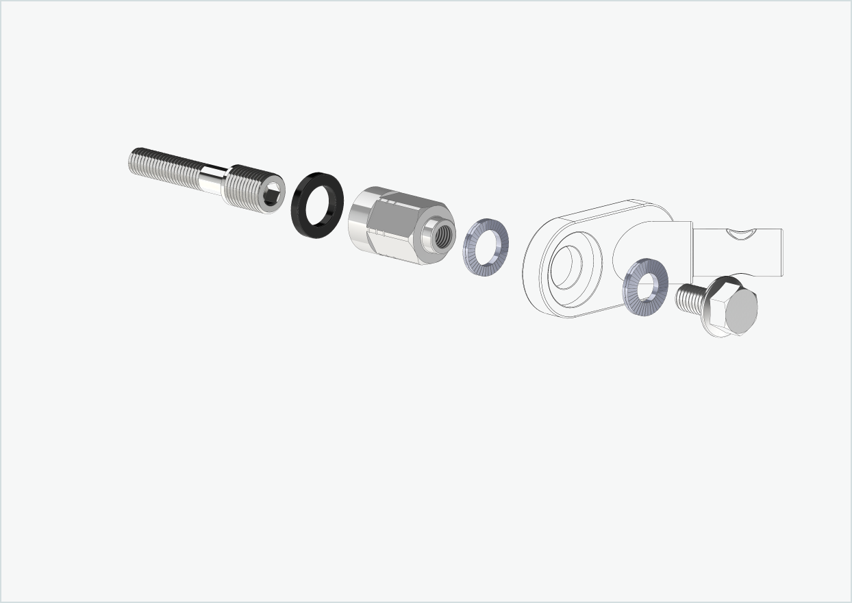 Adattatore universale per mozzi Enviolo dal 2024 | adatto a Thule, Qeridoo, Burley, Prophete, Hamax, Trixie e molti altri.