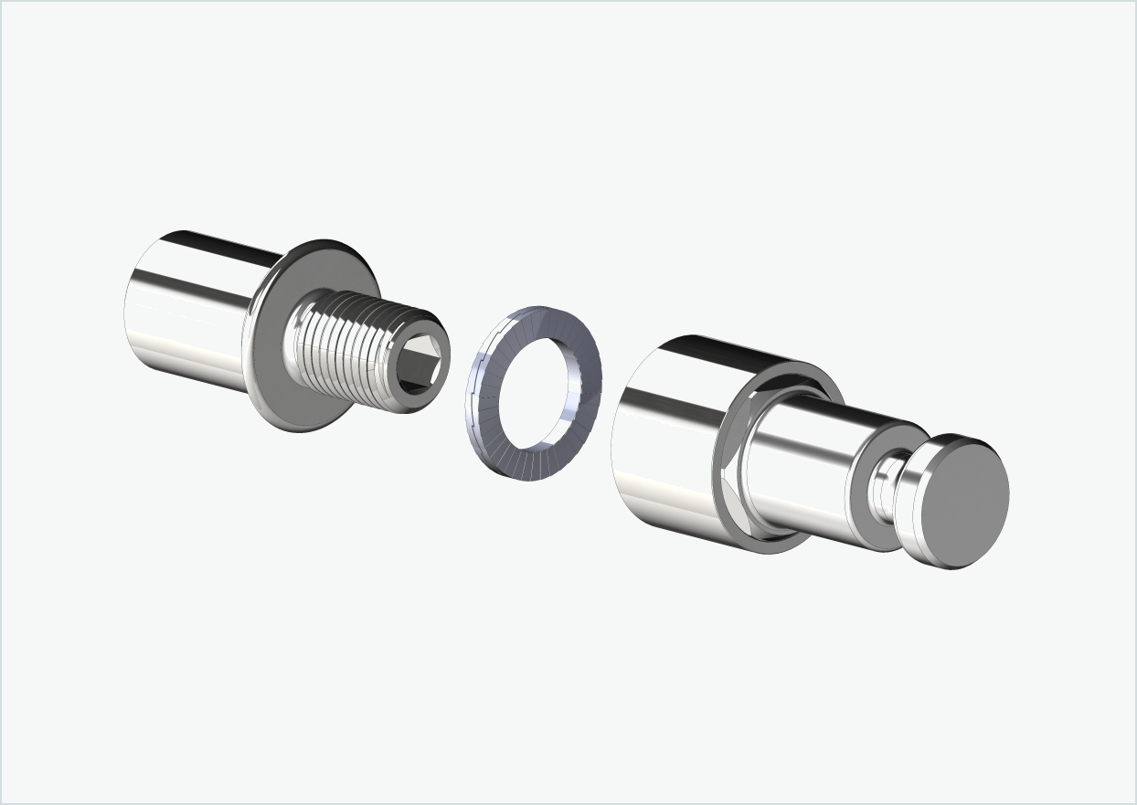 Cowboy 4 - Adattatore per filettatura corta - M12 x 1,25 | Pacchetto con adattatore Croozer