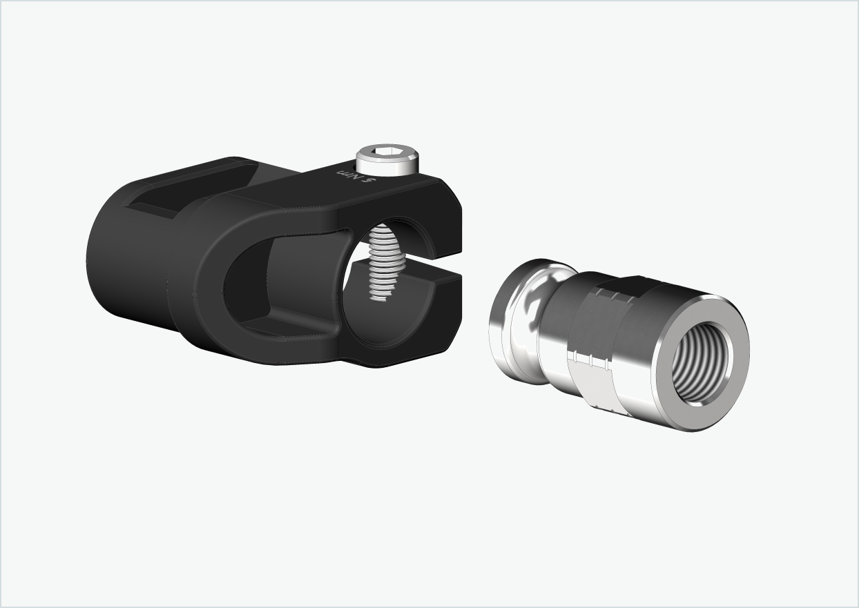 Adattatore per asse pieno - M12 x 1,25 | per Leggero (BECCO)