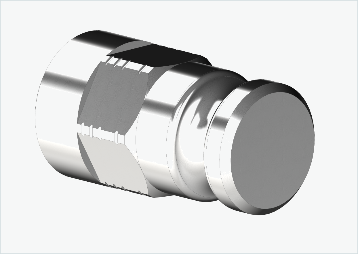 Adattatore per asse massiccio - FG 9,5 - (3/8 x 26) | per Leggero (BECCO)
