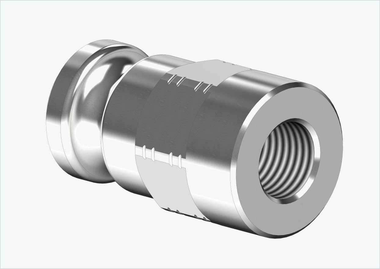 Adattatore per asse massiccio - FG 10,5 - (13/32 x 26) | per Leggero (BECCO)