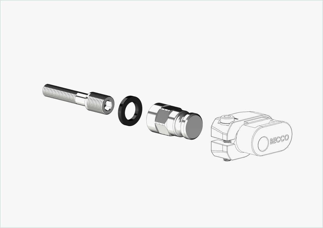 Adattatore per mozzi Enviolo dal 2024 | adatto a Leggero con sistema BECCO