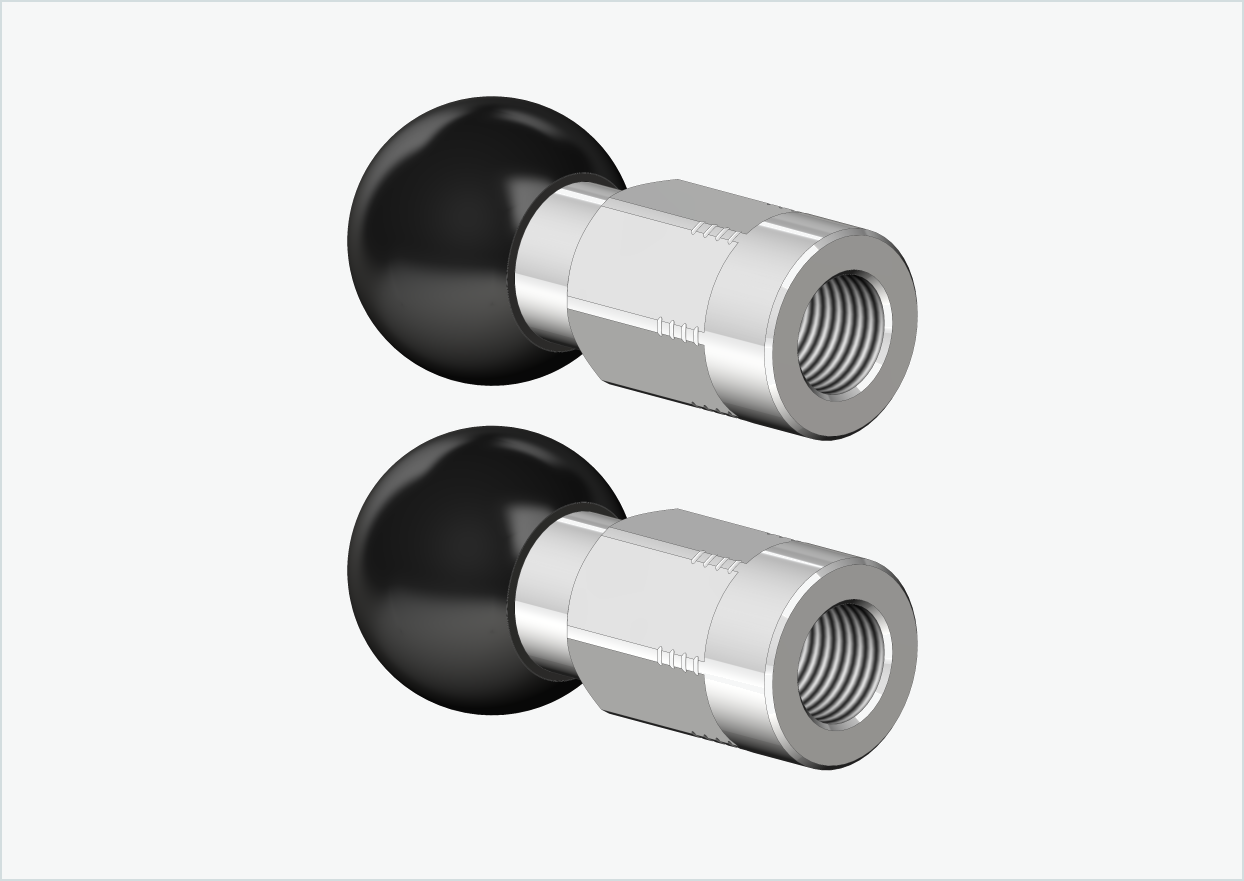 Set di adattatori per asse pieno - M12 x 1,00 | adatto per Burley COHO XC