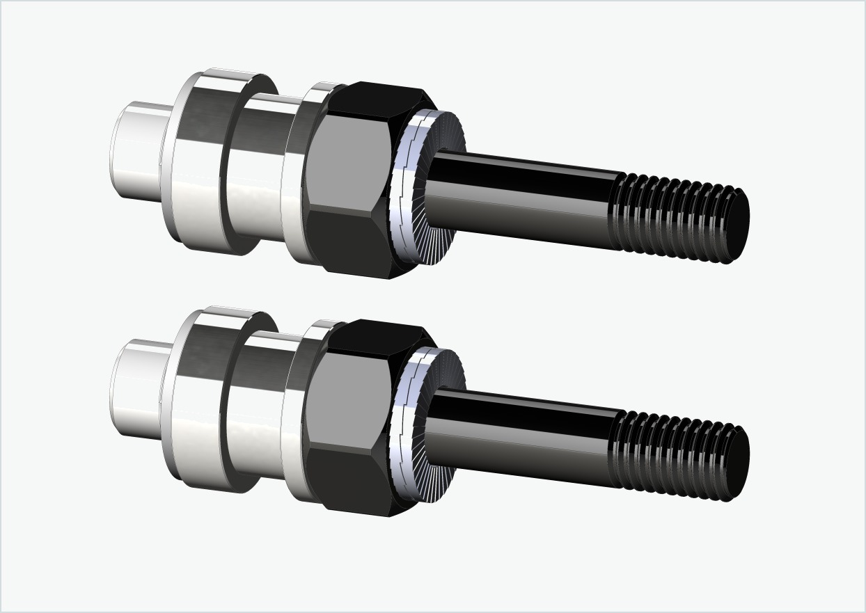 Set di adattatori per filettatura BOB YAK / IBEX (30mm/30mm) | per Rohloff Speedhub 500-14 / A12