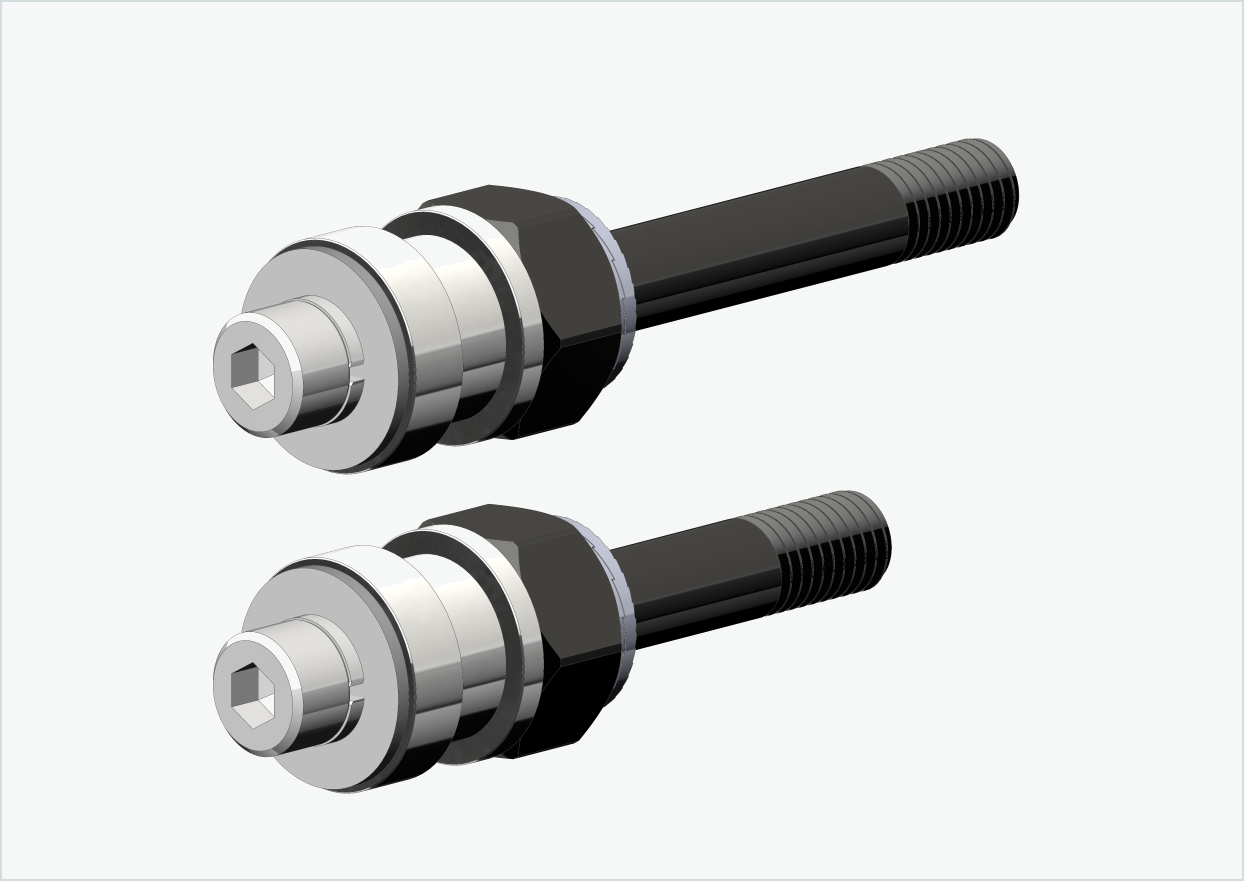 Set di adattatori per filettatura BOB YAK / IBEX (30mm/42mm) | per Rohloff Speedhub 500-14 / A12