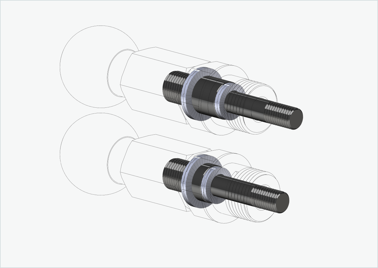 Burley COHO XC set di adattatori per HASE PINO con Rohloff Speedhub 500-14 / A12