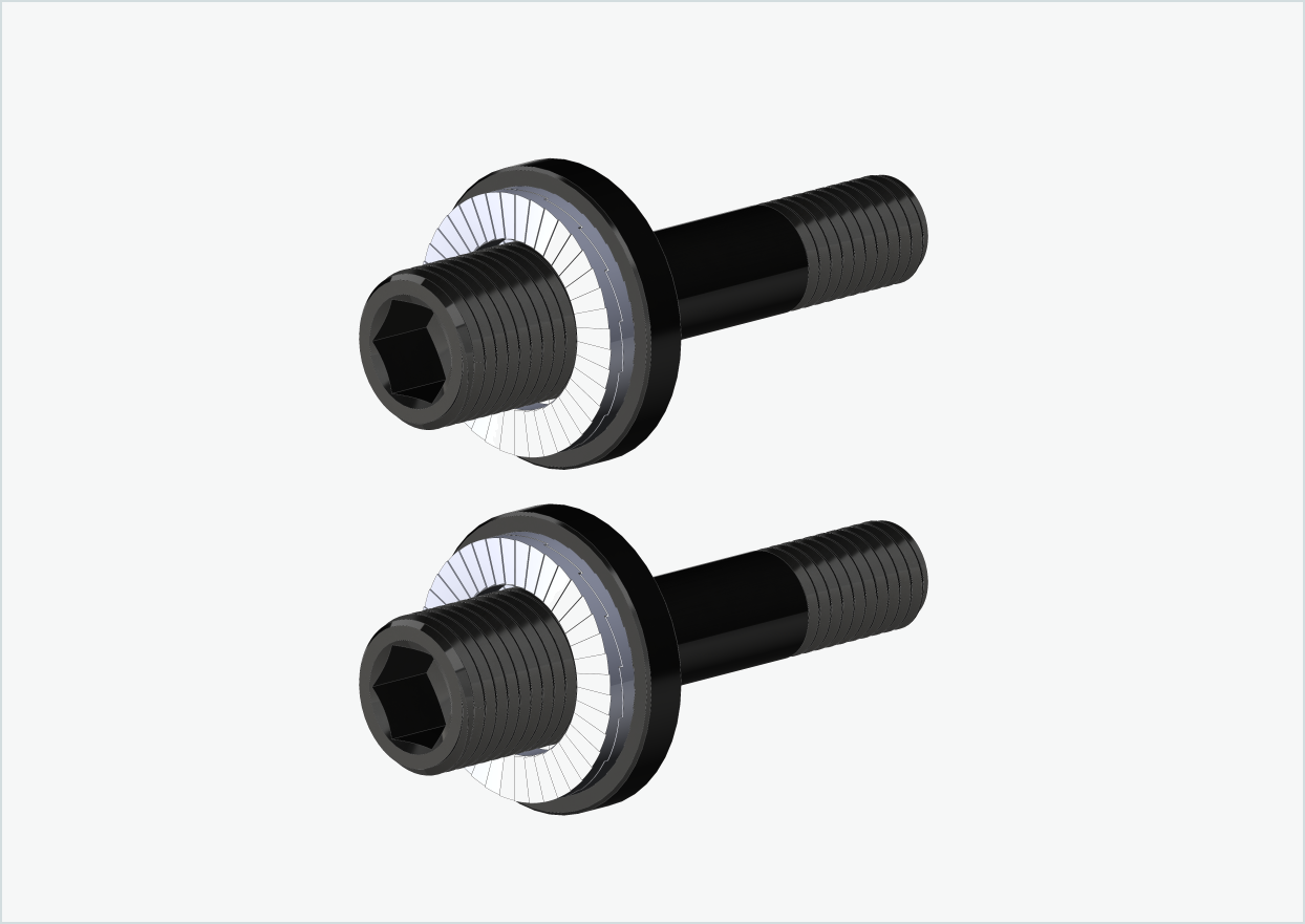 Set di adattatori Burley COHO XC (30mm/30mm) per Rohloff Speedhub 500-14 / A12