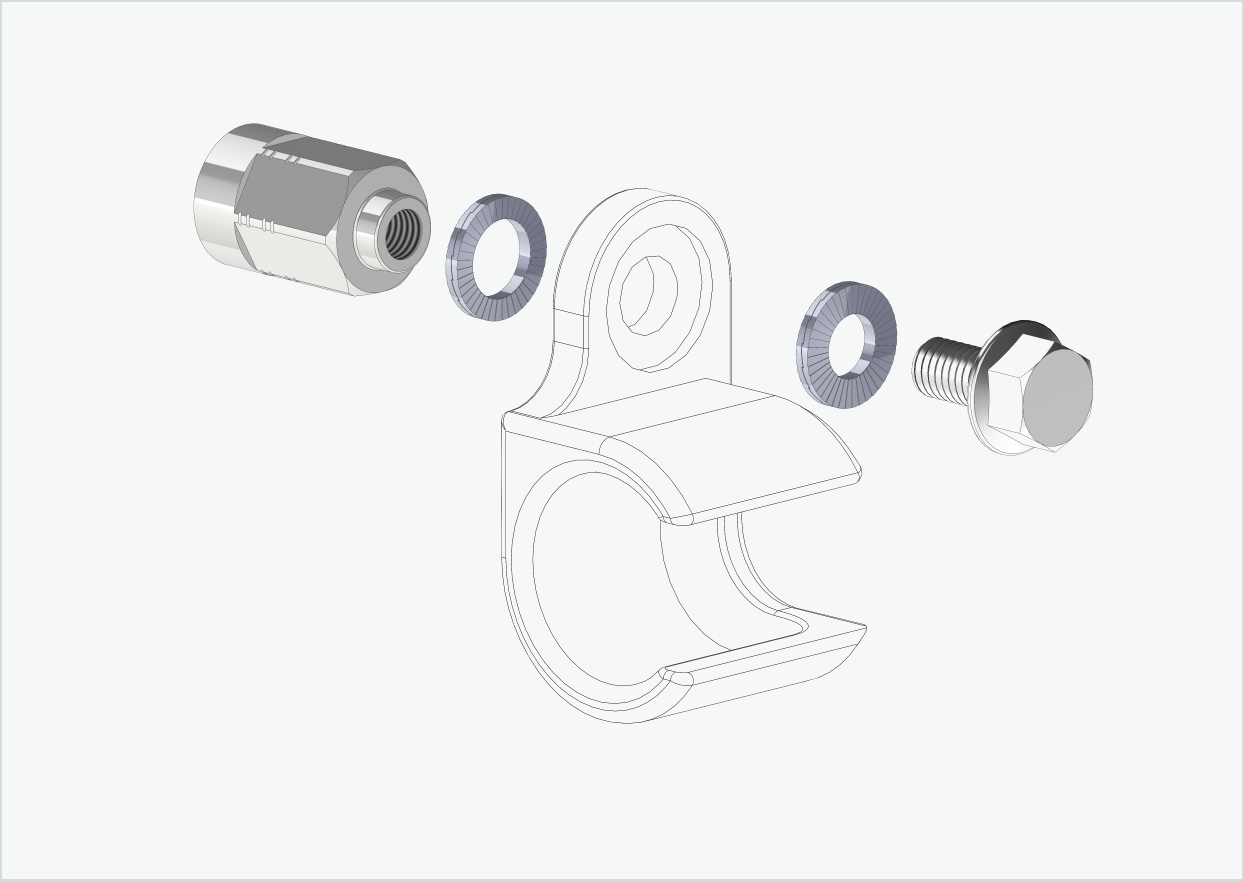 Adattatore per asse massiccio - FG 10,5 - (13/32 x 26)