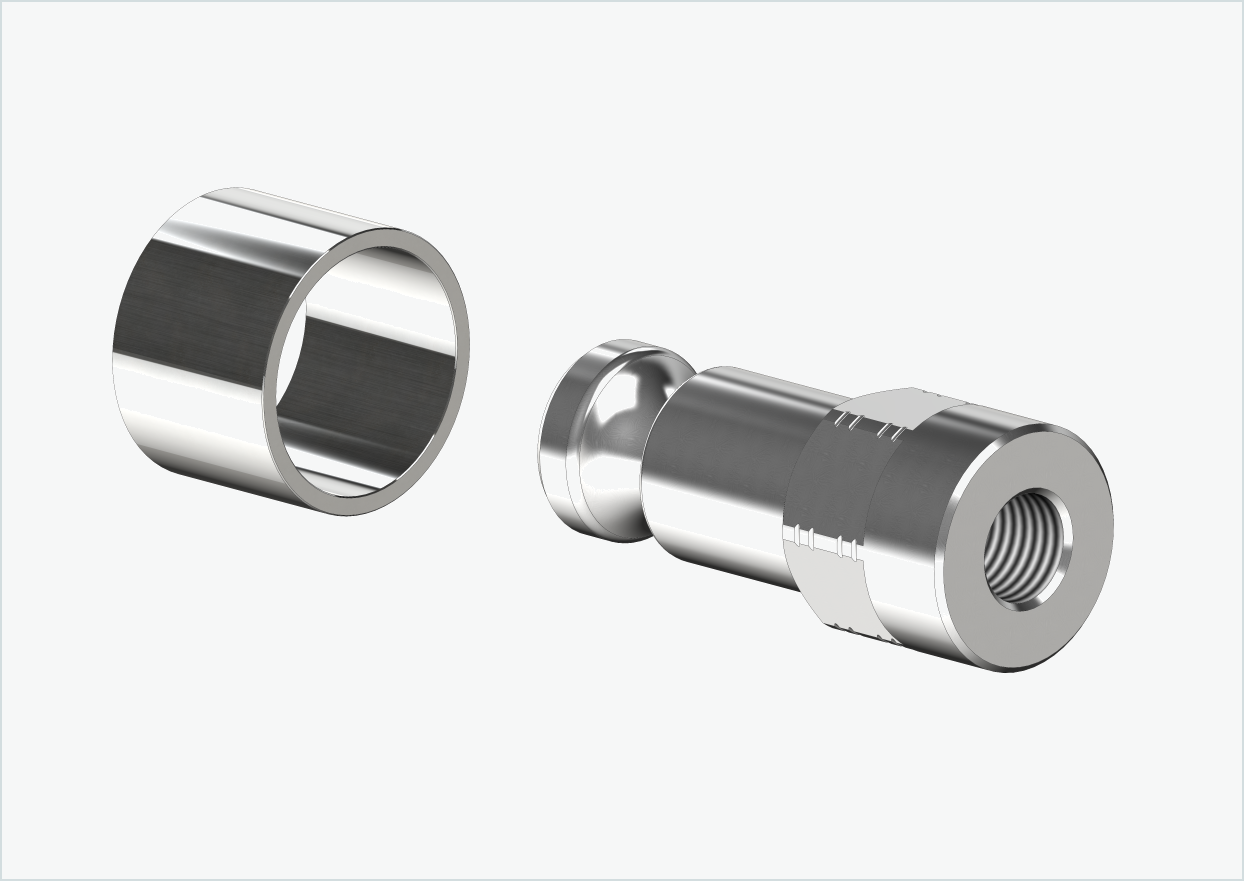 Adattatore per asse massiccio - FG 10,5 - (13/32 x 26) | per rimorchi Croozer dal 2018
