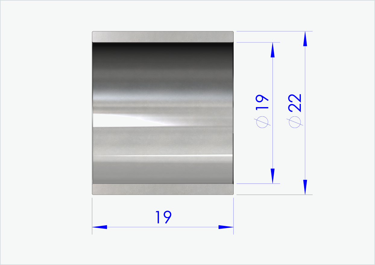 Manicotto di bloccaggio 19 mm