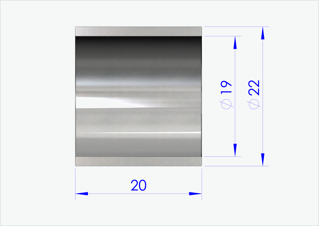 Manicotto di bloccaggio 20 mm