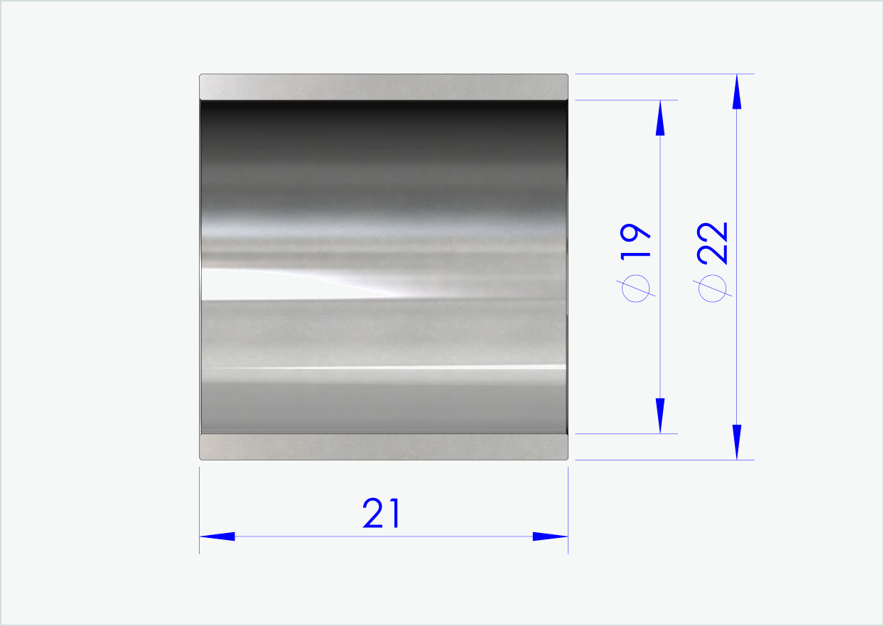 Manicotto di bloccaggio 21 mm