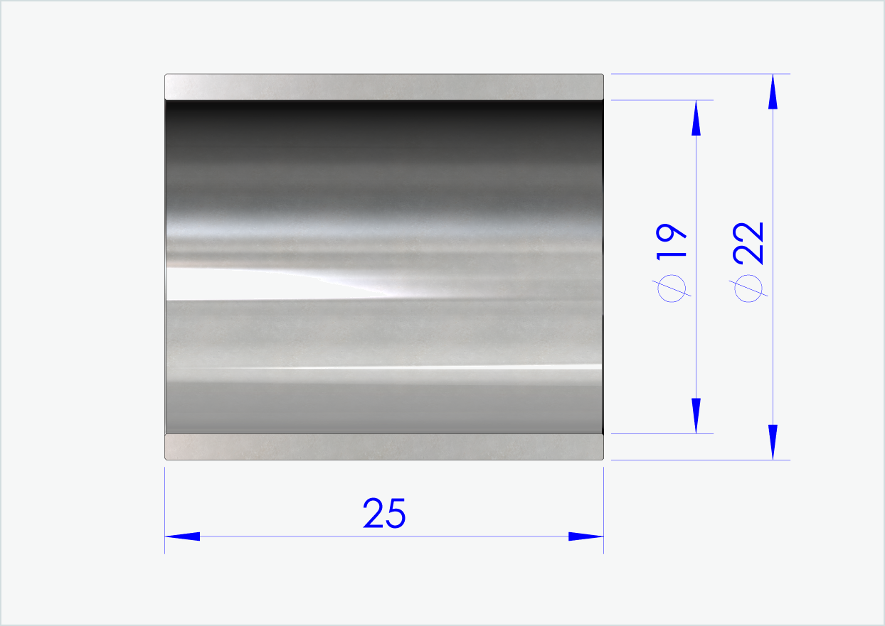 Manicotto di bloccaggio 25 mm