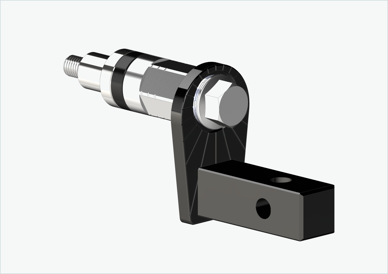 Adattatore universale XL per mozzo Rohloff Speedhub 500-14 / A12 | adatto a Thule, Qeridoo, Burley, Prophete, Hamax, Trixie e molti altri.