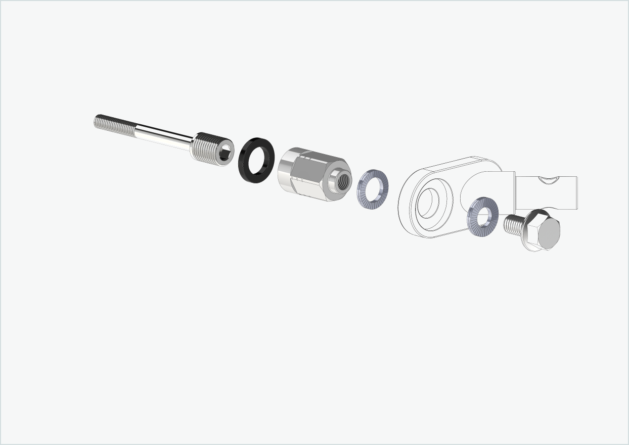 Adattatore universale per mozzi Enviolo fino al 2023 | adatto a Thule, Qeridoo, Burley, Prophete, Hamax, Trixie e molti altri.