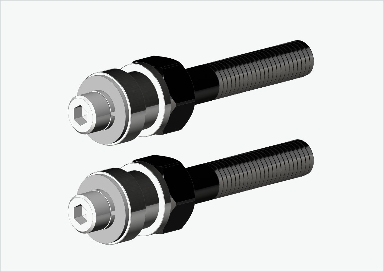 Set di adattatori per filettatura BOB YAK / IBEX | per mozzi Enviolo a partire dal 2024