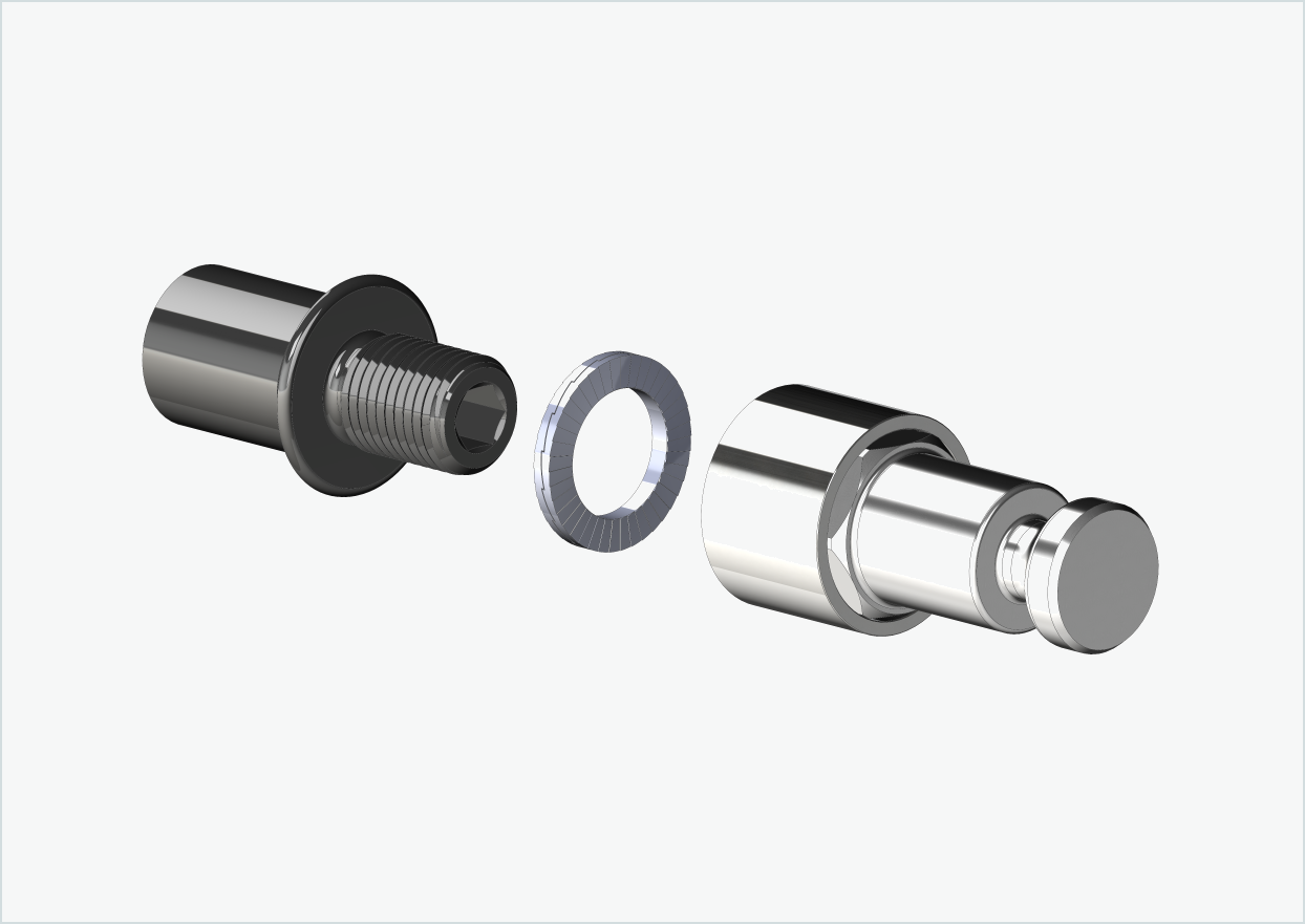 Cowboy 4 - Adattatore per filettatura corta - M12 x 1,25 | Pacchetto con adattatore Croozer