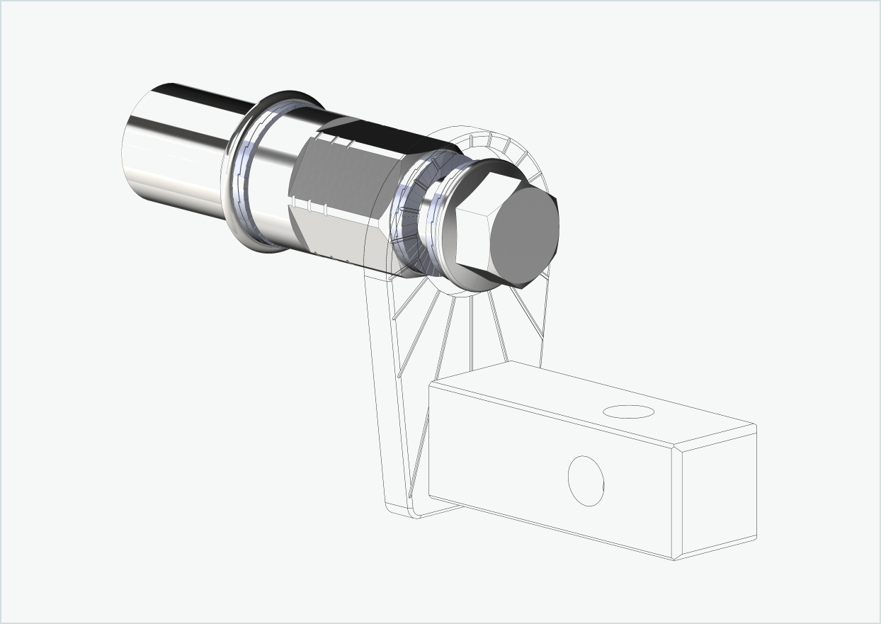 Cowboy 4 - Adattatore per filettatura corta - M12 x 1,25 | Pacchetto con adattatore universale