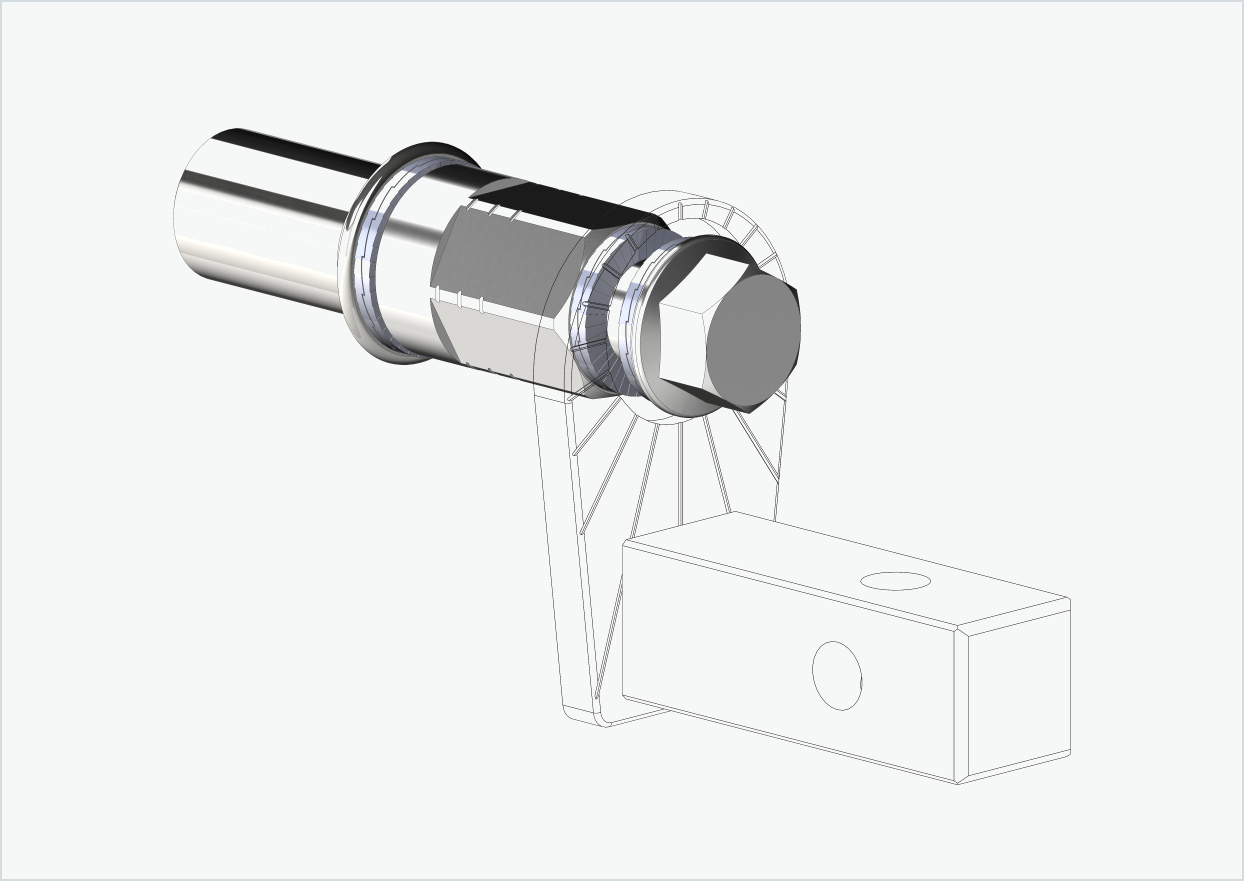 Cowboy 4 - Adattatore per filettatura lunga - M12 x 1,25 | Pacchetto con adattatore universale