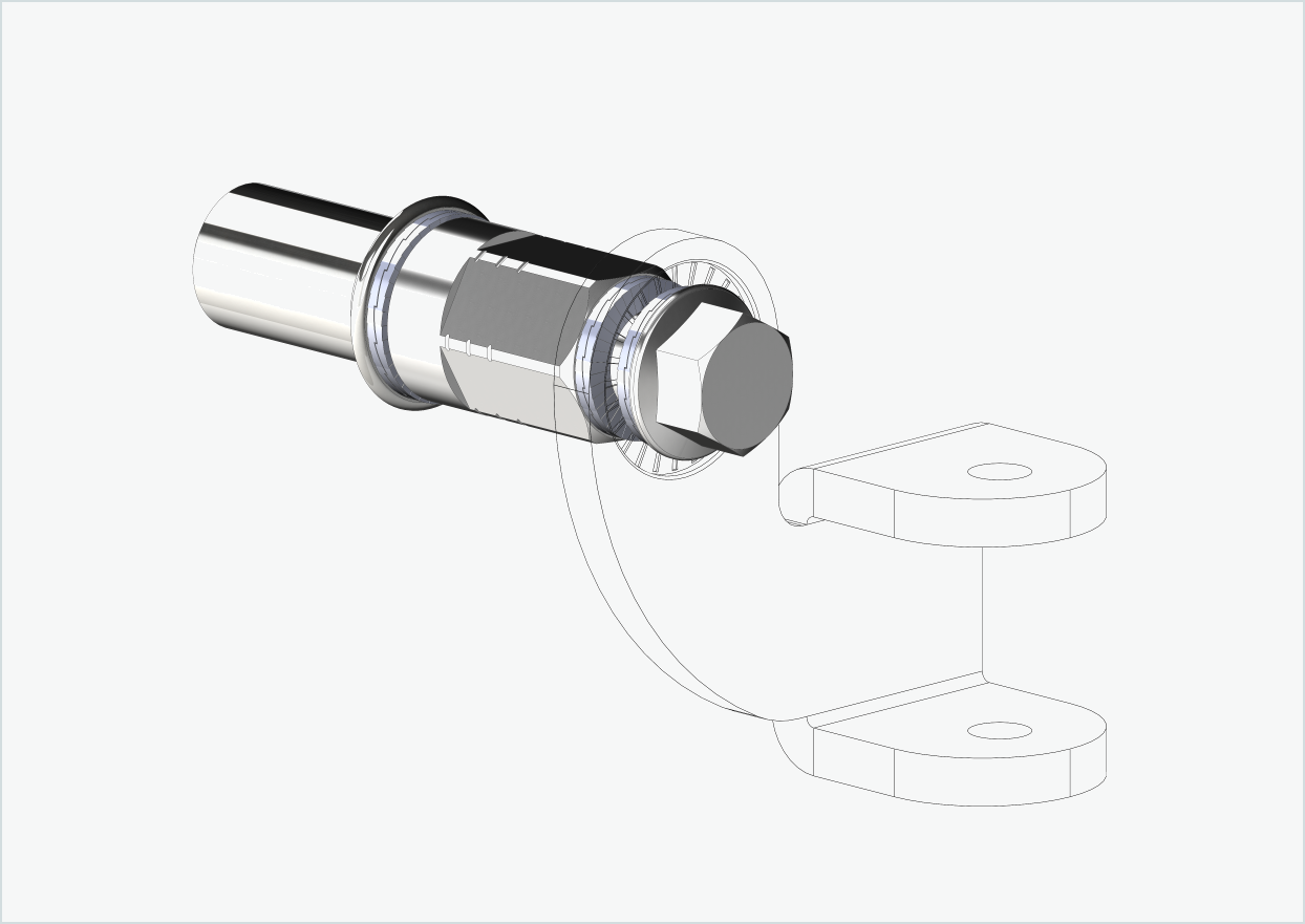 Cowboy 4 - Adattatore per filettatura lunga - M12 x 1,25 | Pacchetto con adattatore universale