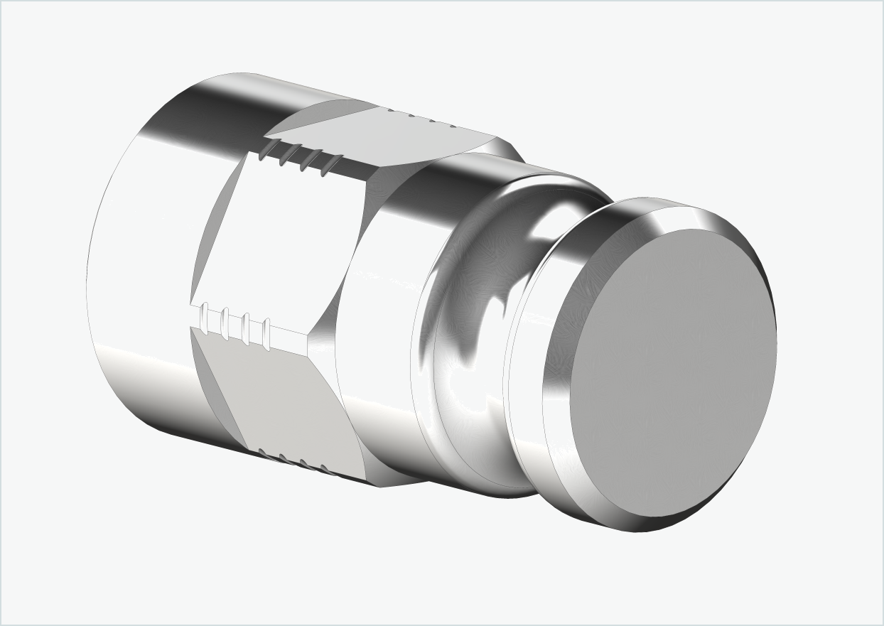 Adattatore per asse pieno - M12 x 1,00 | per Leggero (BECCO)