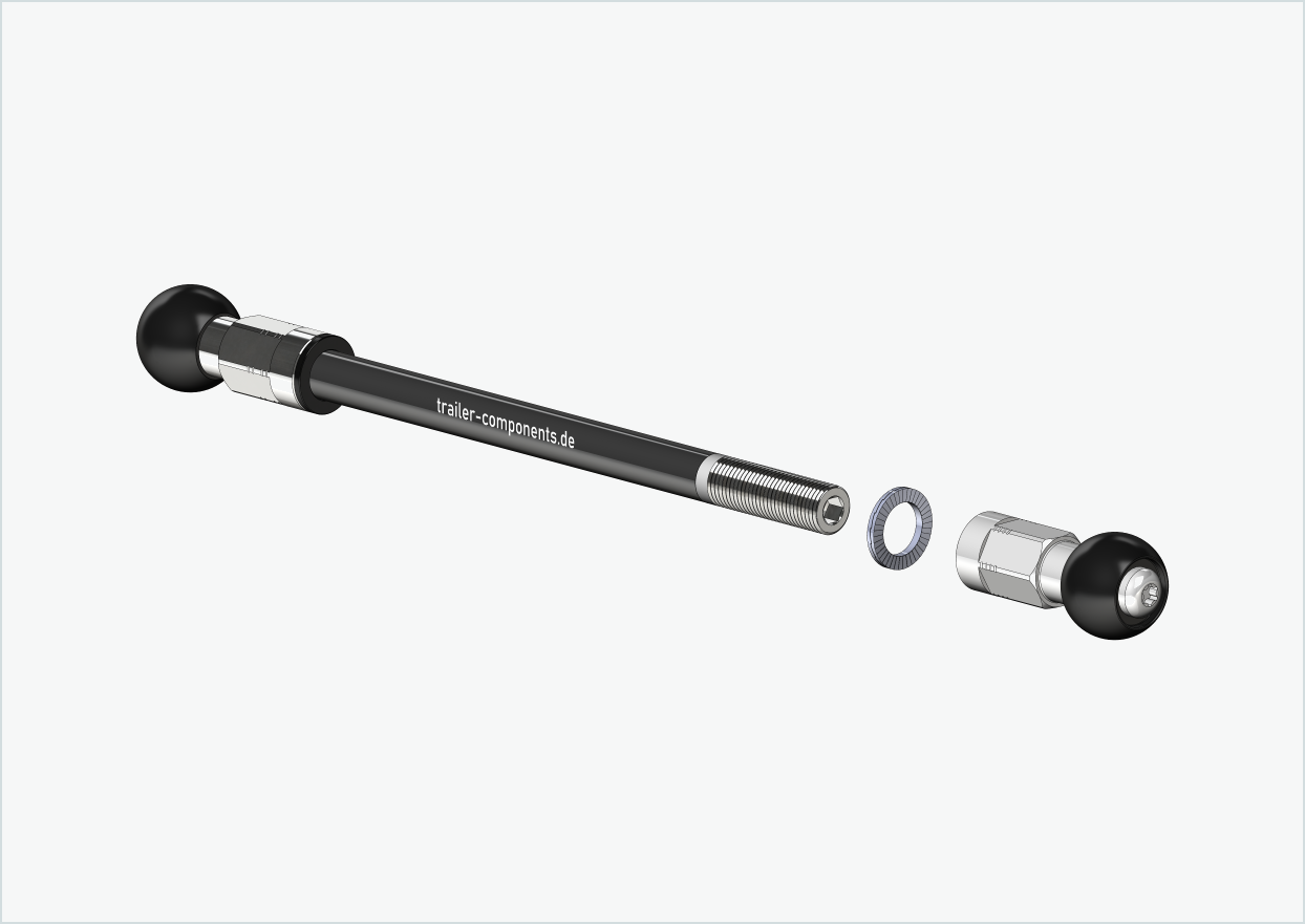 Perno passante per Burley COHO XC / M12 x 1,00