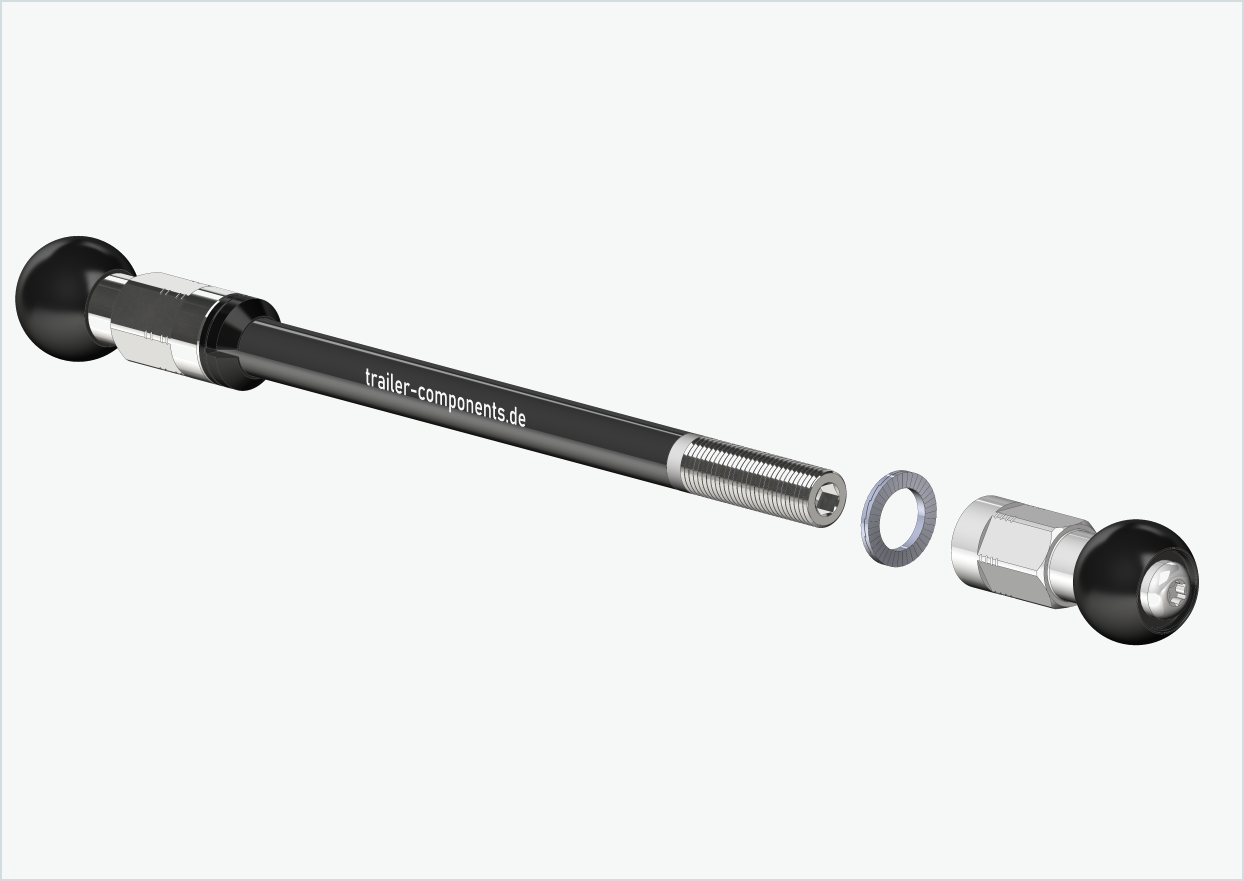 Perno passante Syntace (X-12) per Burley COHO XC / M12 x 1,00