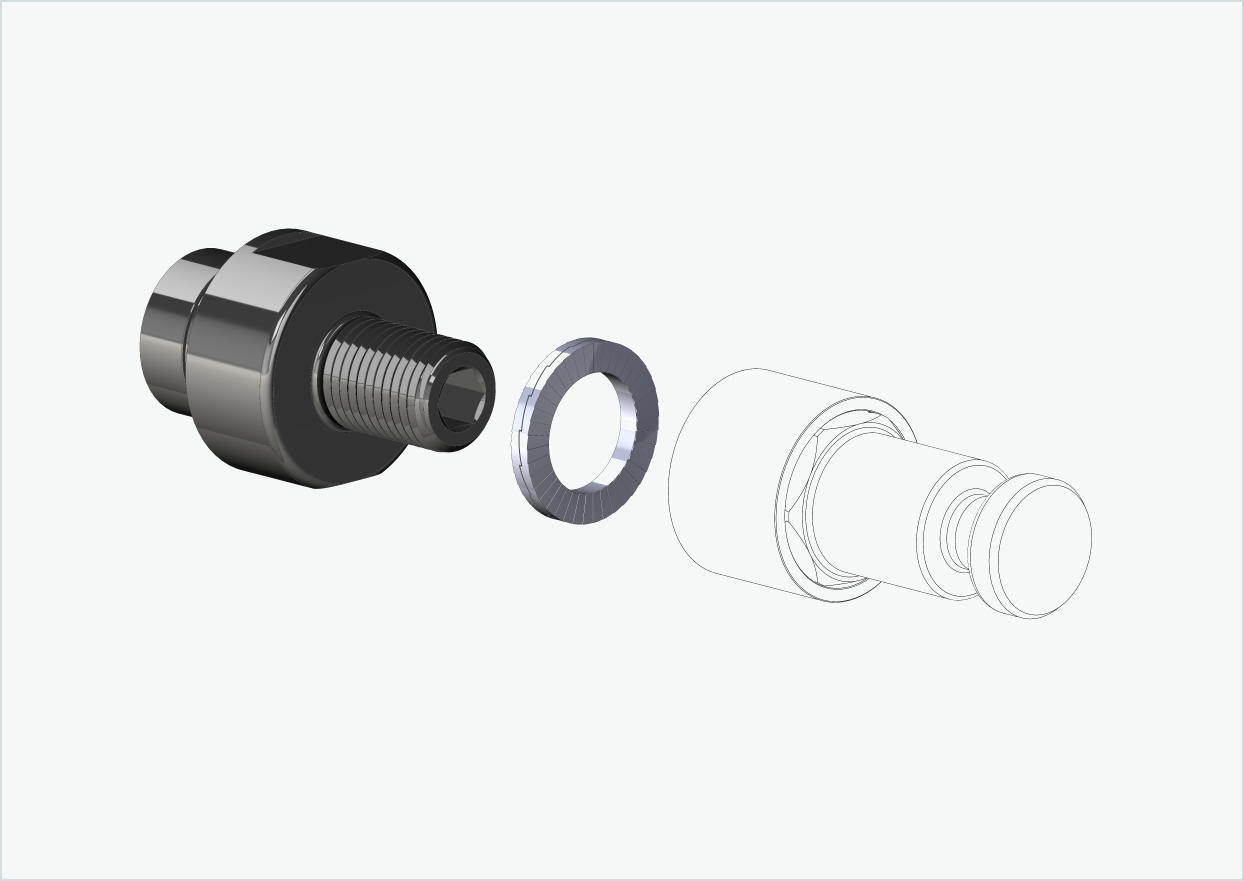 Adattatore filettato - M12 x 1,25 | adatto per ORBEA Diem 10 e 20
