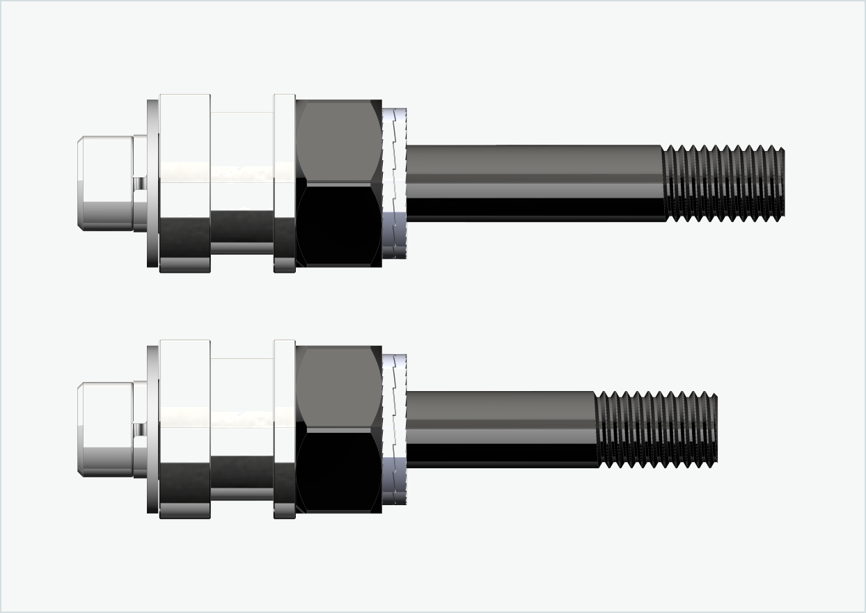 Set di adattatori per filettatura BOB YAK / IBEX (30mm/36mm) | per Rohloff Speedhub 500-14 / A12