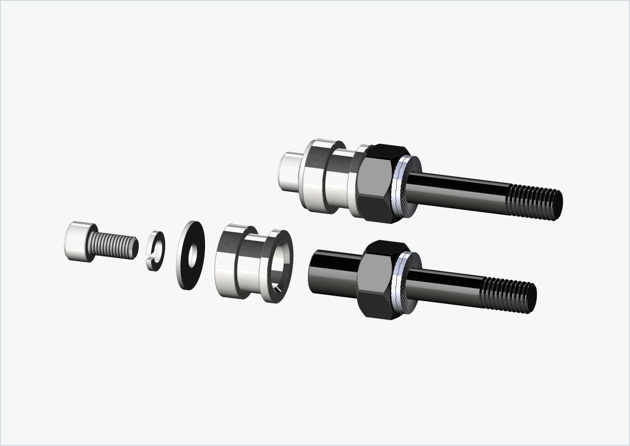 Set di adattatori per filettatura BOB YAK / IBEX (30mm/36mm) | per Rohloff Speedhub 500-14 / A12