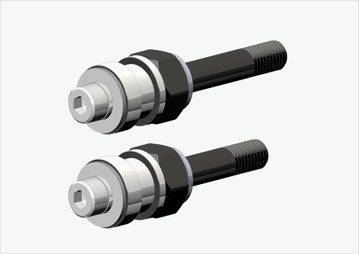 Set di adattatori per filettatura BOB YAK / IBEX (30mm/36mm) | per Rohloff Speedhub 500-14 / A12