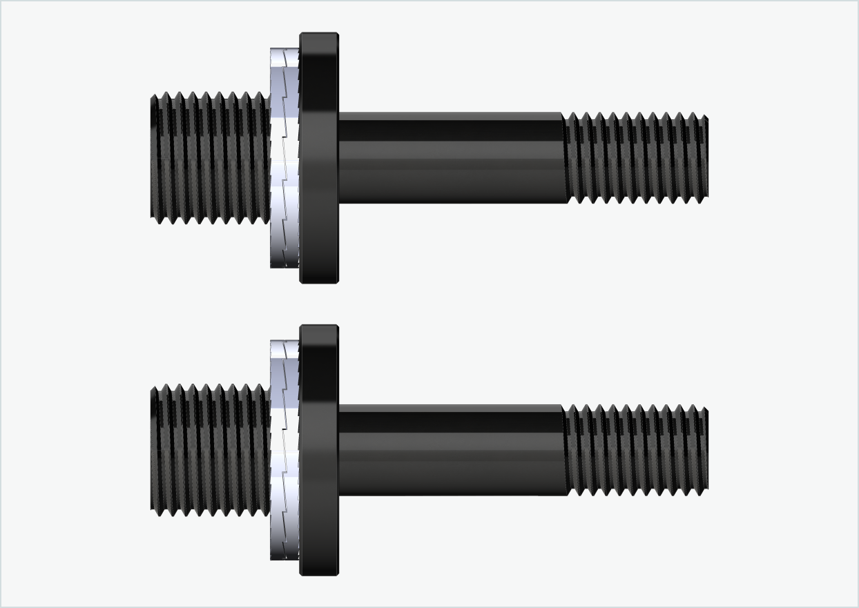 Set di adattatori Burley COHO XC (30mm/30mm) per Rohloff Speedhub 500-14 / A12