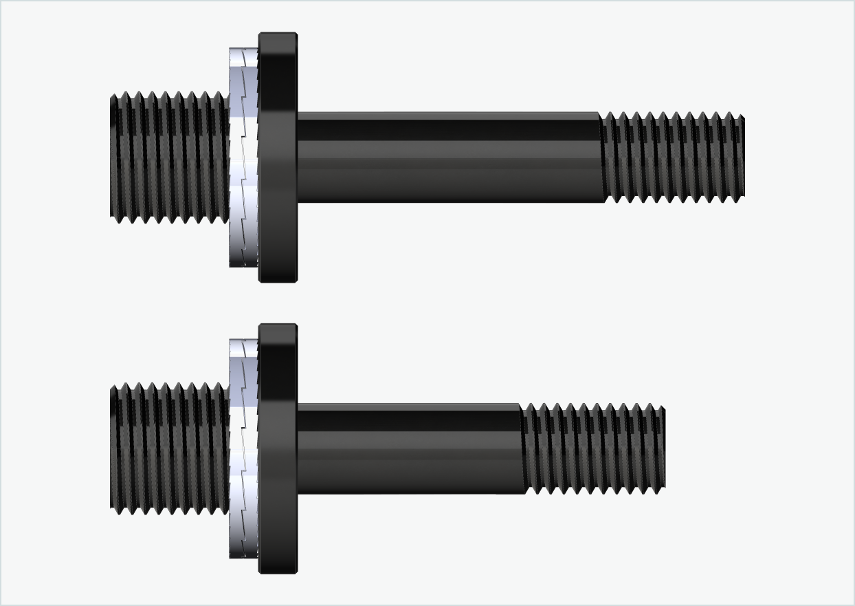 Set di adattatori Burley COHO XC (30mm/36mm) per Rohloff Speedhub 500-14 / A12