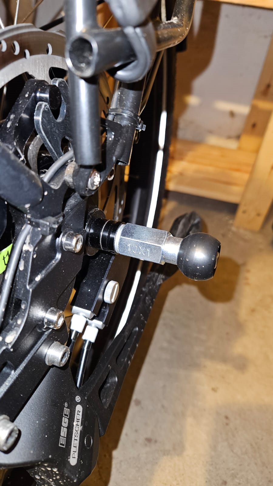 Set di adattatori Burley COHO XC (30mm/36mm) per Rohloff Speedhub 500-14 / A12