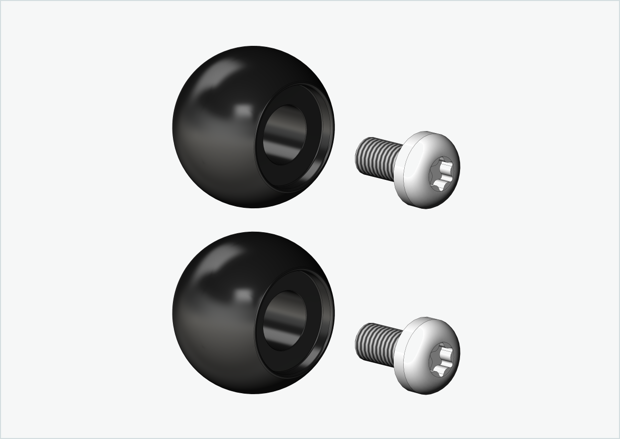 Set di palline di ricambio per Burley COHO XC