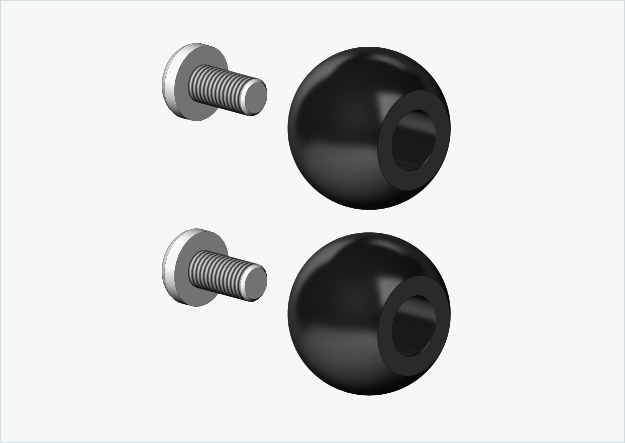 Set di palline di ricambio per Burley COHO XC