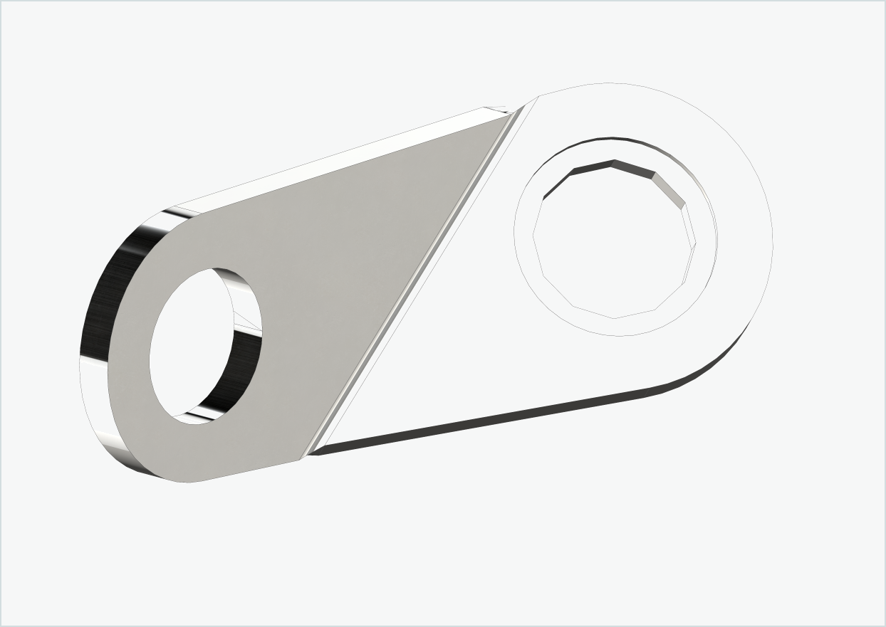 Piastra di base "E" per attacchi Weber