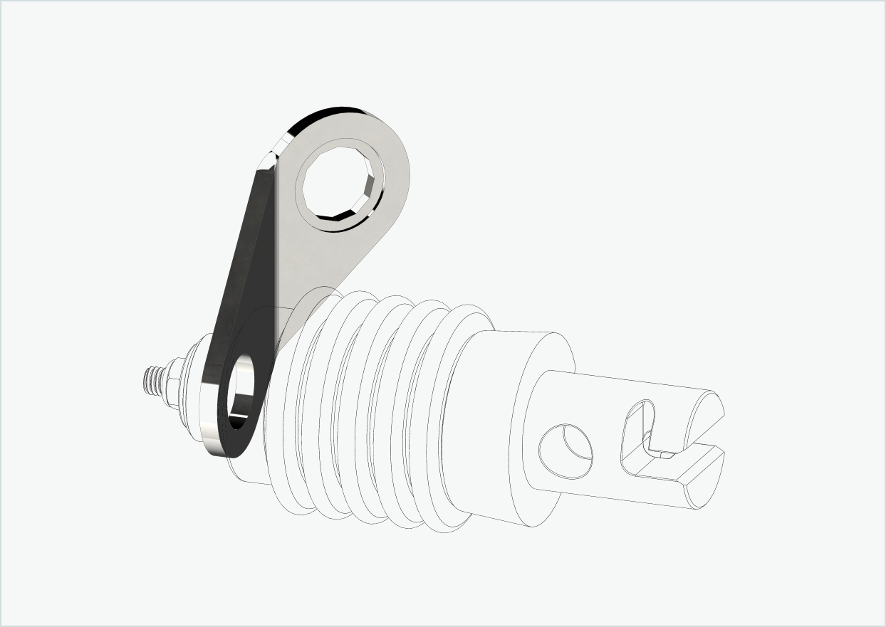 Piastra di base "E" per attacchi Weber